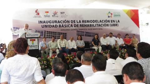Boletín R y TV 1266 Reinaugura ANJ en Emiliano Zapata, Teapa y Comalcalco unidades de rehabilitación