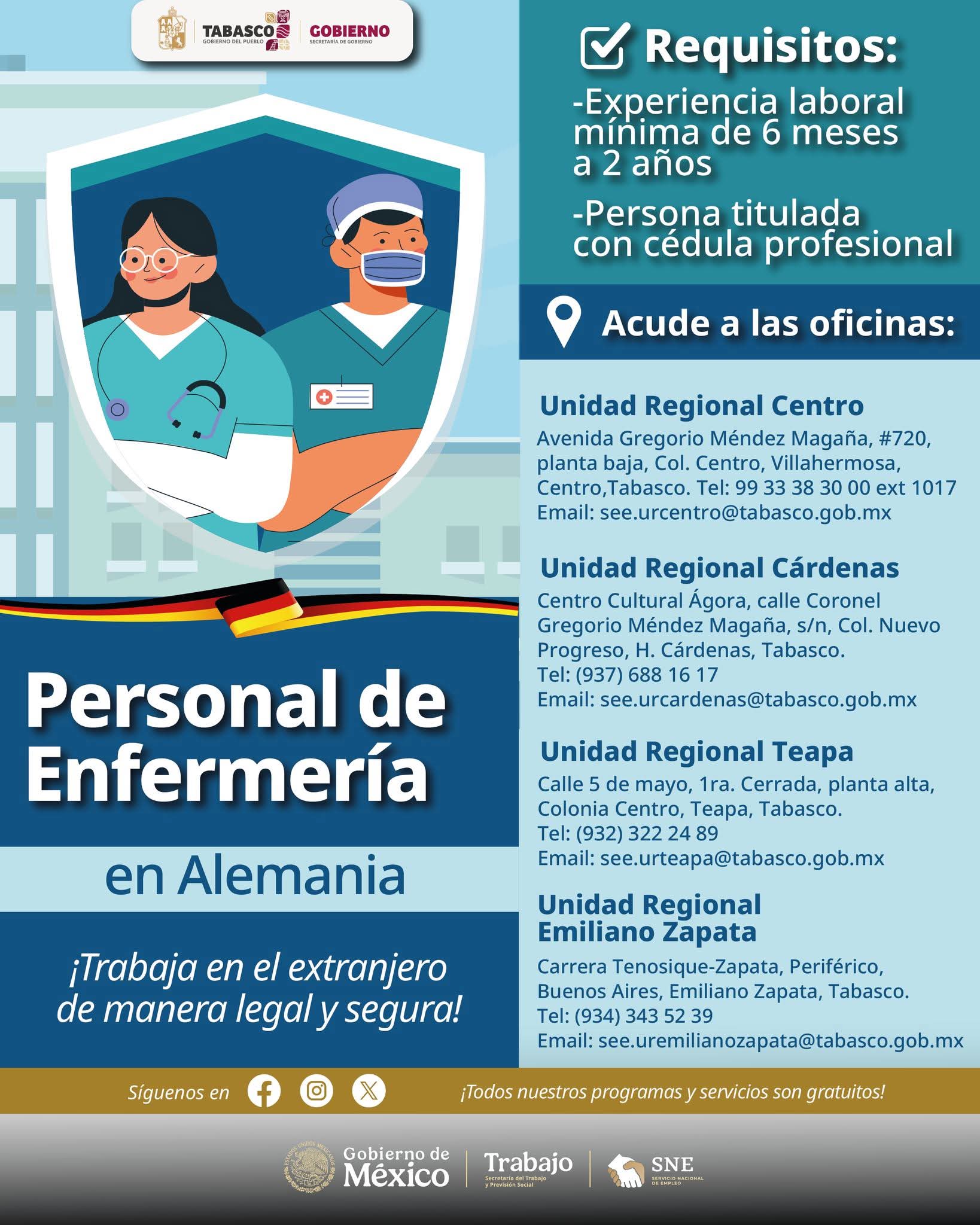 Vacante Personal de Enfermería