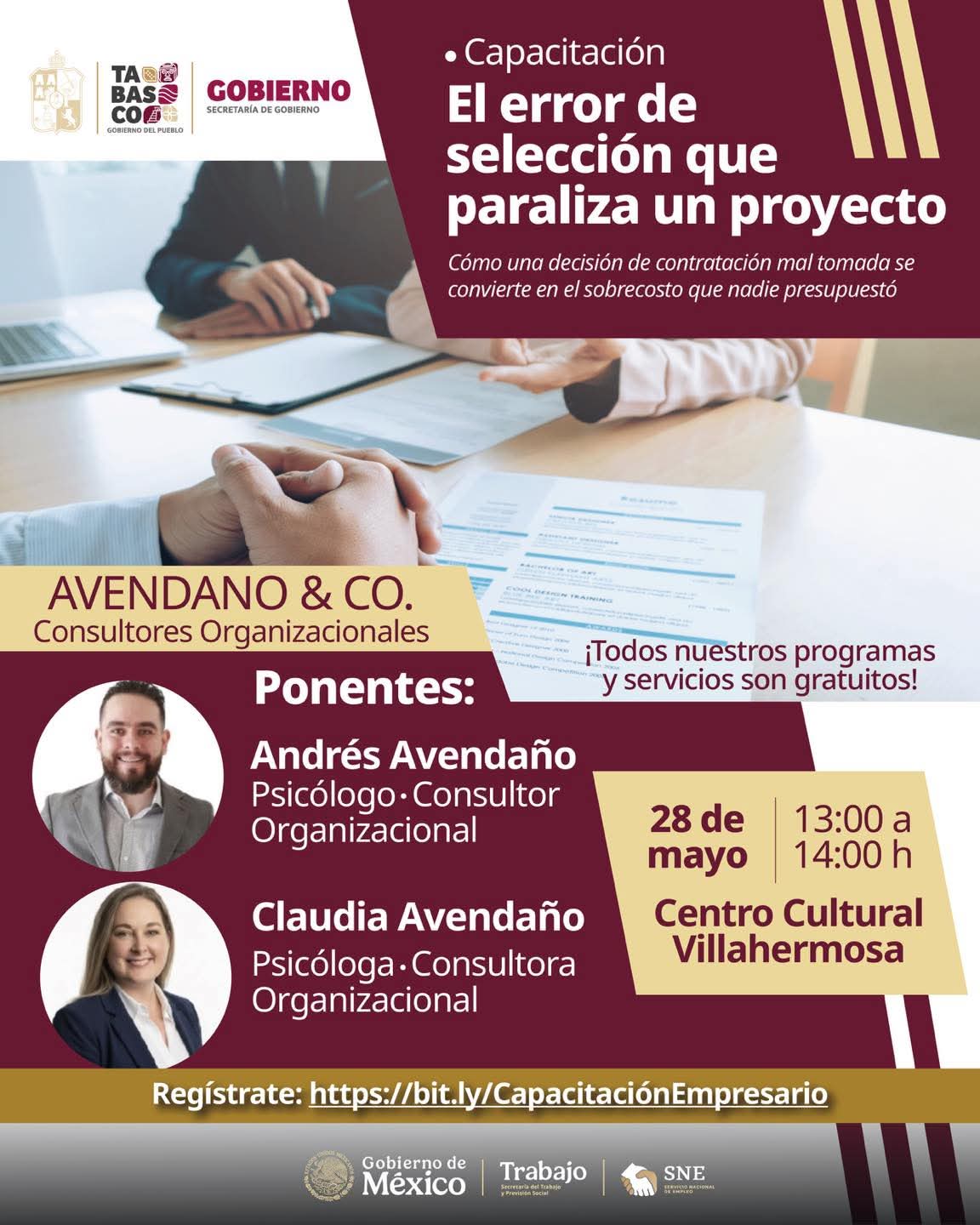 Flyer Capacitación RH