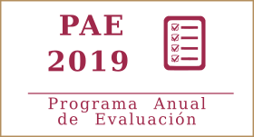 Programa Anual de Evaluación 2019