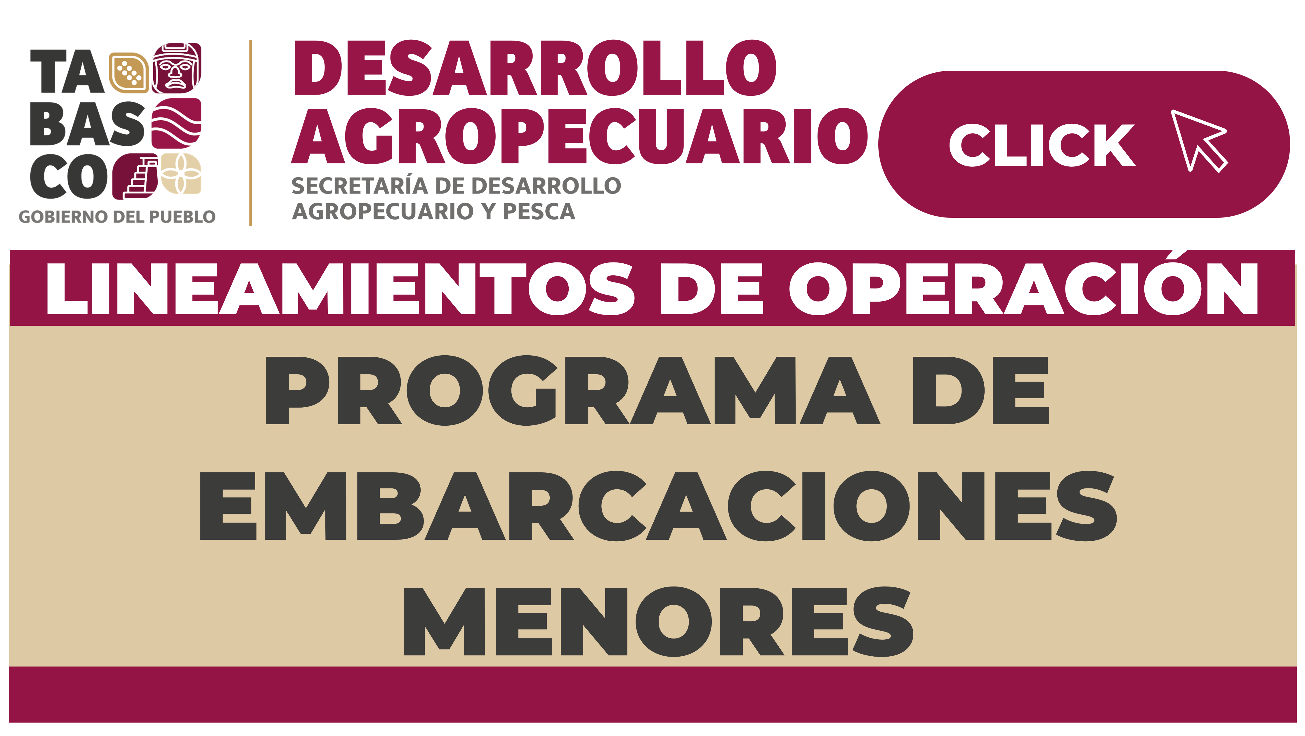 Lineamientos de Operación - Programa de Embarcaciones Menores