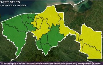 Semáforo de Incendios - 27/03/2026