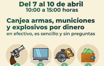Del martes 7 al viernes 10 de abril, de 10:00 a 15:00 horas.
