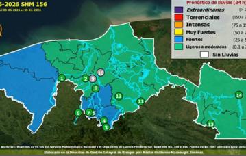 Semáforo Hidrometereológico y Niveles de Ríos - 05/06/2026