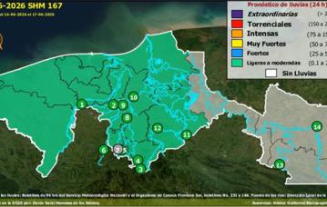 Semáforo Hidrometereológico y Niveles de Ríos - 16/06/2026