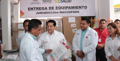 Invierte Salud 12 millones de pesos en beneficio de 265 mil habitantes de Macuspana