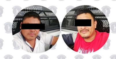 El aseguramiento de 2 vehículos y dos masculinos que transportaban combustible ilegal, realizó  Policías de Cárdenas.