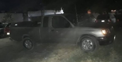 Recupera SSPC camioneta Nissan robada con violencia momentos antes