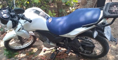 Recupera Policía Estatal motocicleta una hora después de haber sido robada