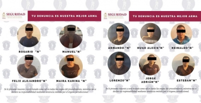 Asegura Policía de Cárdenas a diez personas con armas largas, cartuchos, droga, pasamontañas y vehículos