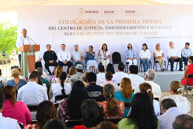 COLOCACIÓIN DE PRIMERA PIEDRA DEL CENTRO DE JUSTICIA Y EMPODERAMIENTO DE LAS MUJERES 22082022 (21).jpg