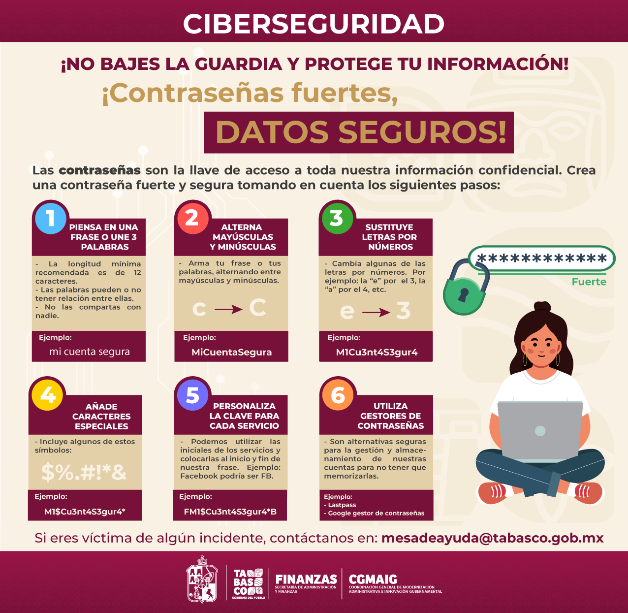 flyer password segura